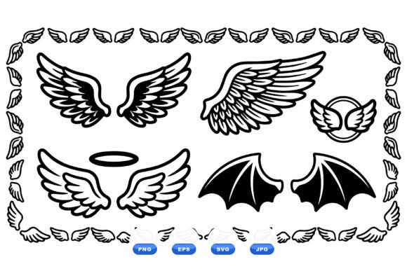 Angel and Devil Wings Clipart Guide