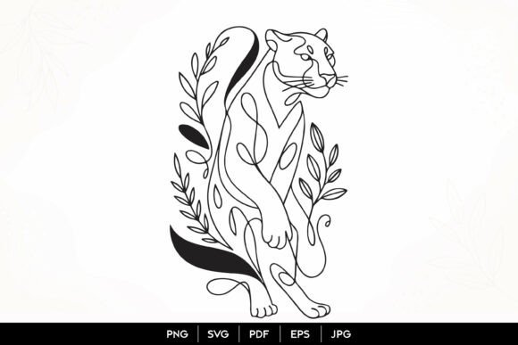Choosing the Right Panther Line Art SVG for Design, Crafting, and Branding