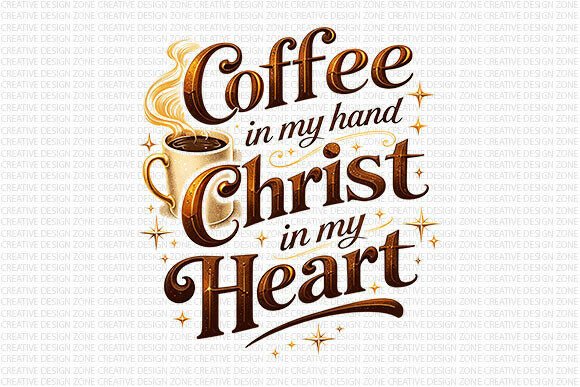 Coffee in My Hand, Christ in My Heart: Evaluating Faith-Based Digital Art for Modern Crafting