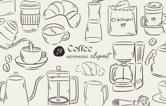 Coffee Set Clipart: A Guide for Creators