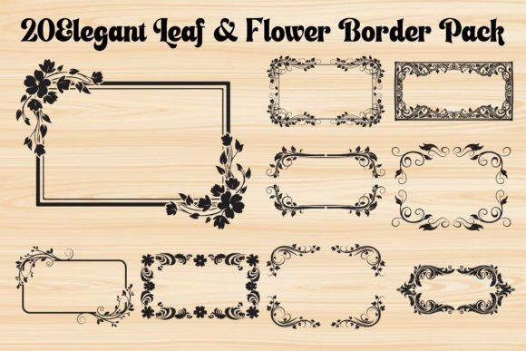 Elegant Leaf Flower Border Pack: A Practical Guide for Designers and Creators