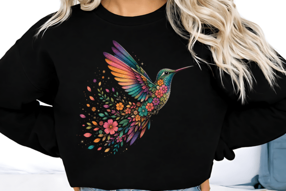 Elevate Your Design Portfolio with the Hummingbird Flower PNG