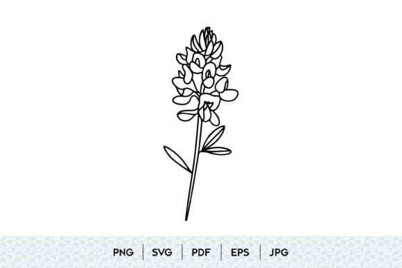 Elevating Digital Design with the Wildflower Stem SVG