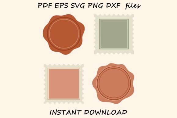 Elevating Everyday Correspondence with the Minimal Wax Seal Postage Stamp Set