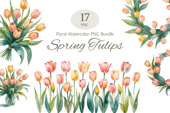 Evaluating the Watercolor Spring Tulips Clipart Bundle for Creative Projects