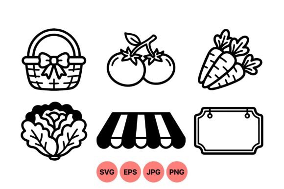 Integrating Farmers Market Vegetable Icons into Your Creative and Business Workflows