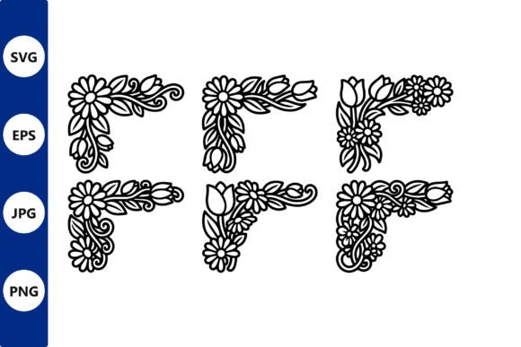 Integrating Floral Corner Letters Vector into Your Creative Workflow