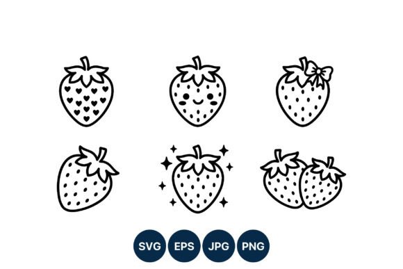 Strategic Application of the Cute Strawberry Vector Art Set in Modern Branding