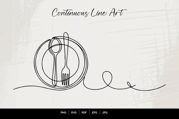 Understanding Minimal Plate Cutlery Line Art Design for Modern Decor and Digital Projects