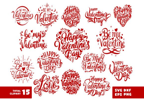 Valentine’s Day Quote Cut File Bundle