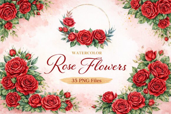 Watercolor Rose Bouquet PNG Bundle: A Guide to Choosing and Using High-Quality Floral Assets